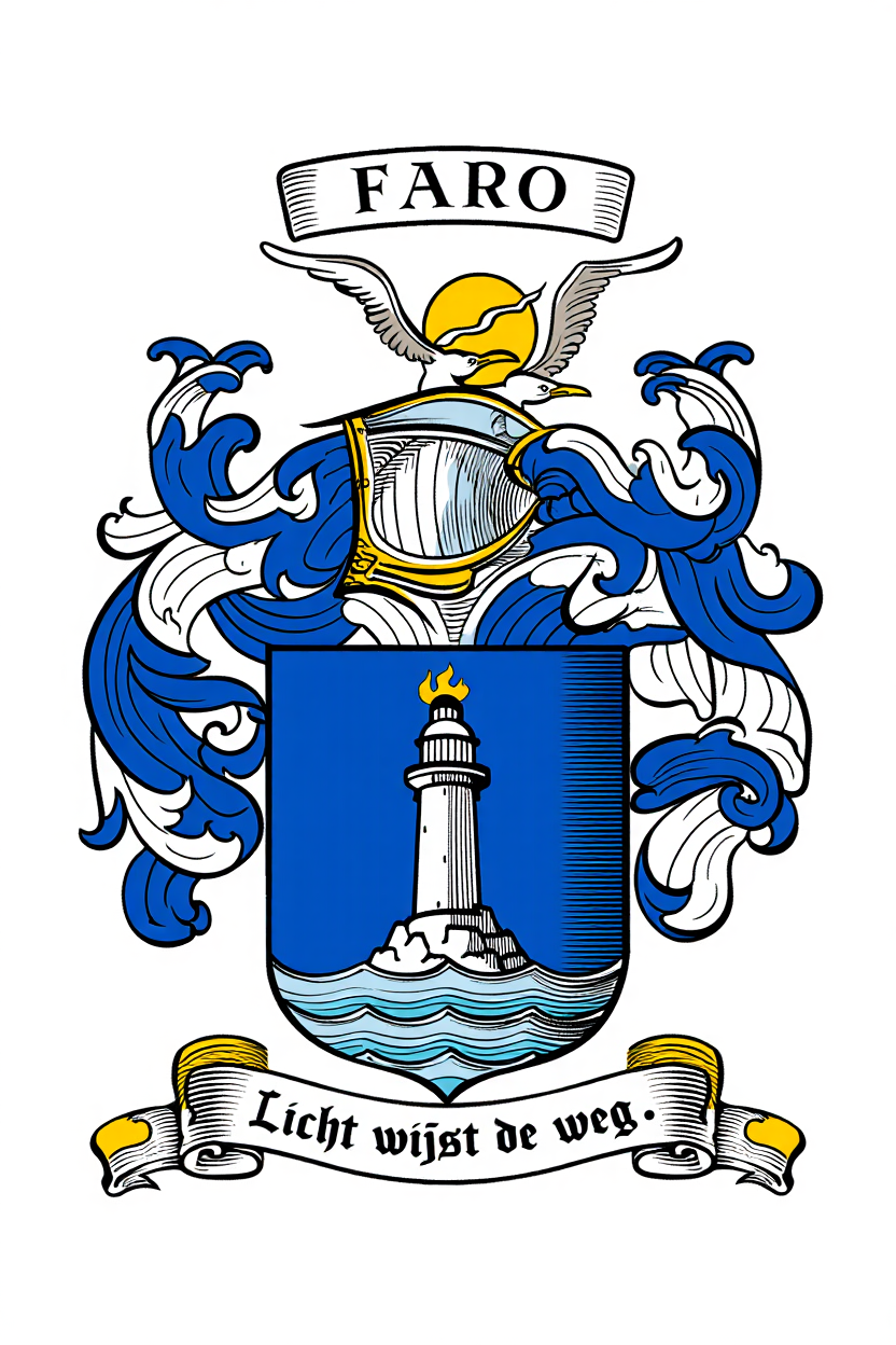 Familiewapen van de achternaam FARO (vergrendeld)
