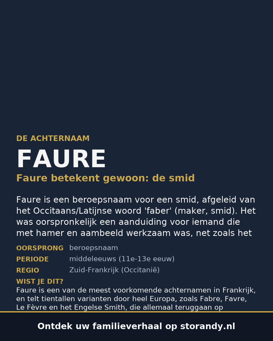 Familiewapen van de achternaam FAURE