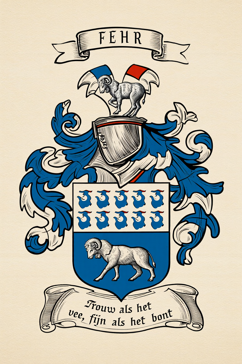 Familiewapen van de achternaam FEHR
