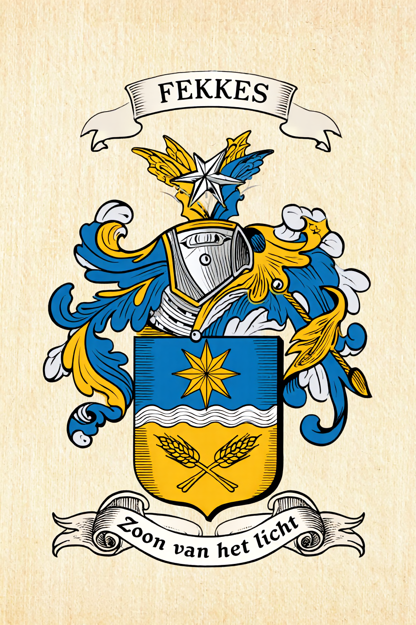Familiewapen van de achternaam FEKKES