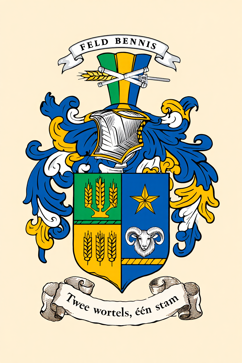 Familiewapen van de achternaam FELD BENNIS (vergrendeld)