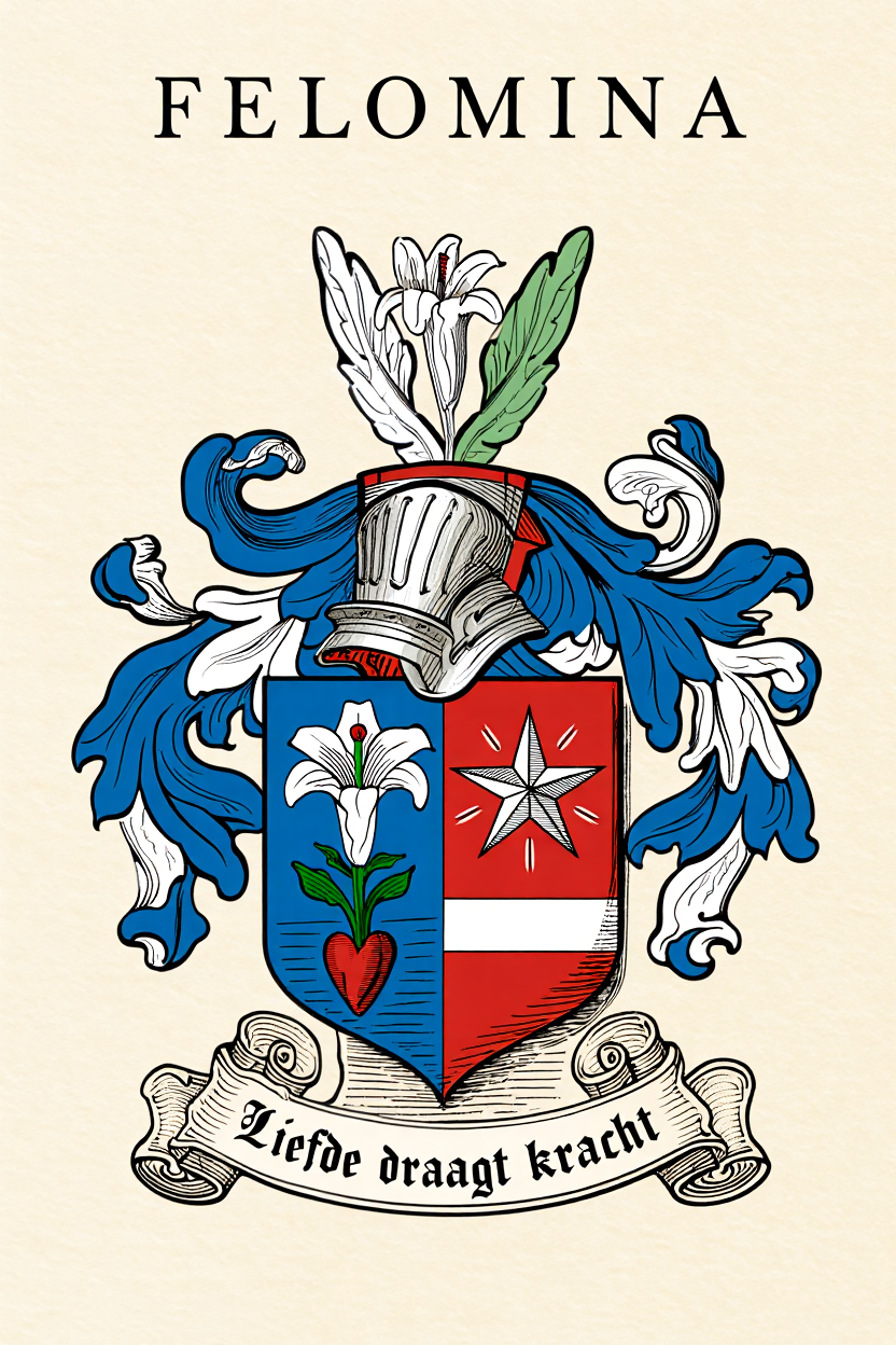Familiewapen van de achternaam FELOMINA