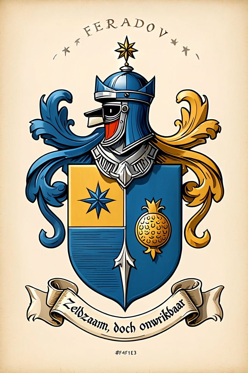 Familiewapen van de achternaam FERADOV (vergrendeld)