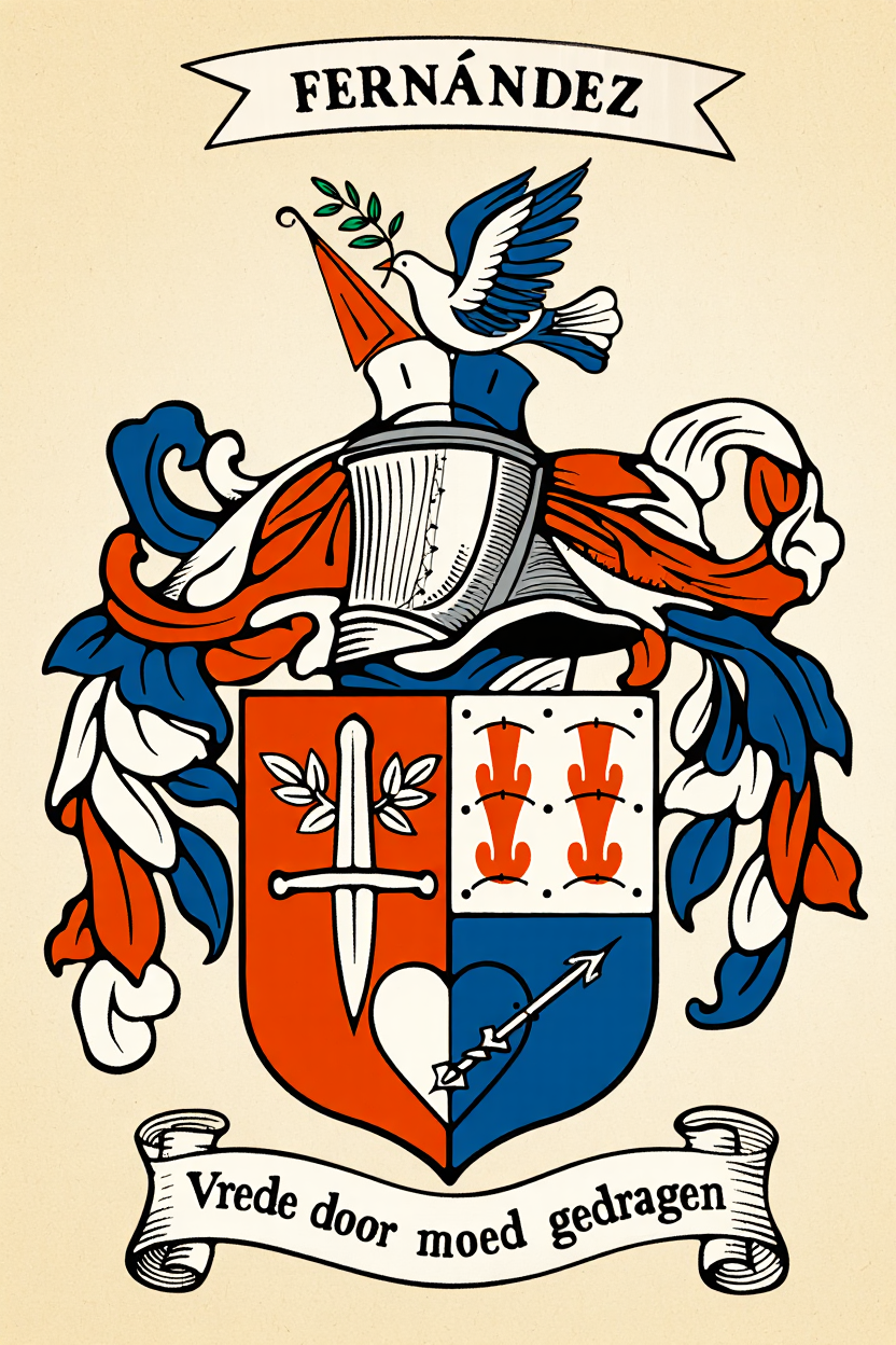Familiewapen van de achternaam FERNÁNDEZ