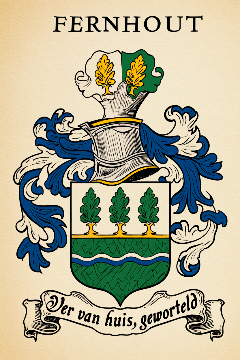 Familiewapen van de achternaam FERNHOUT