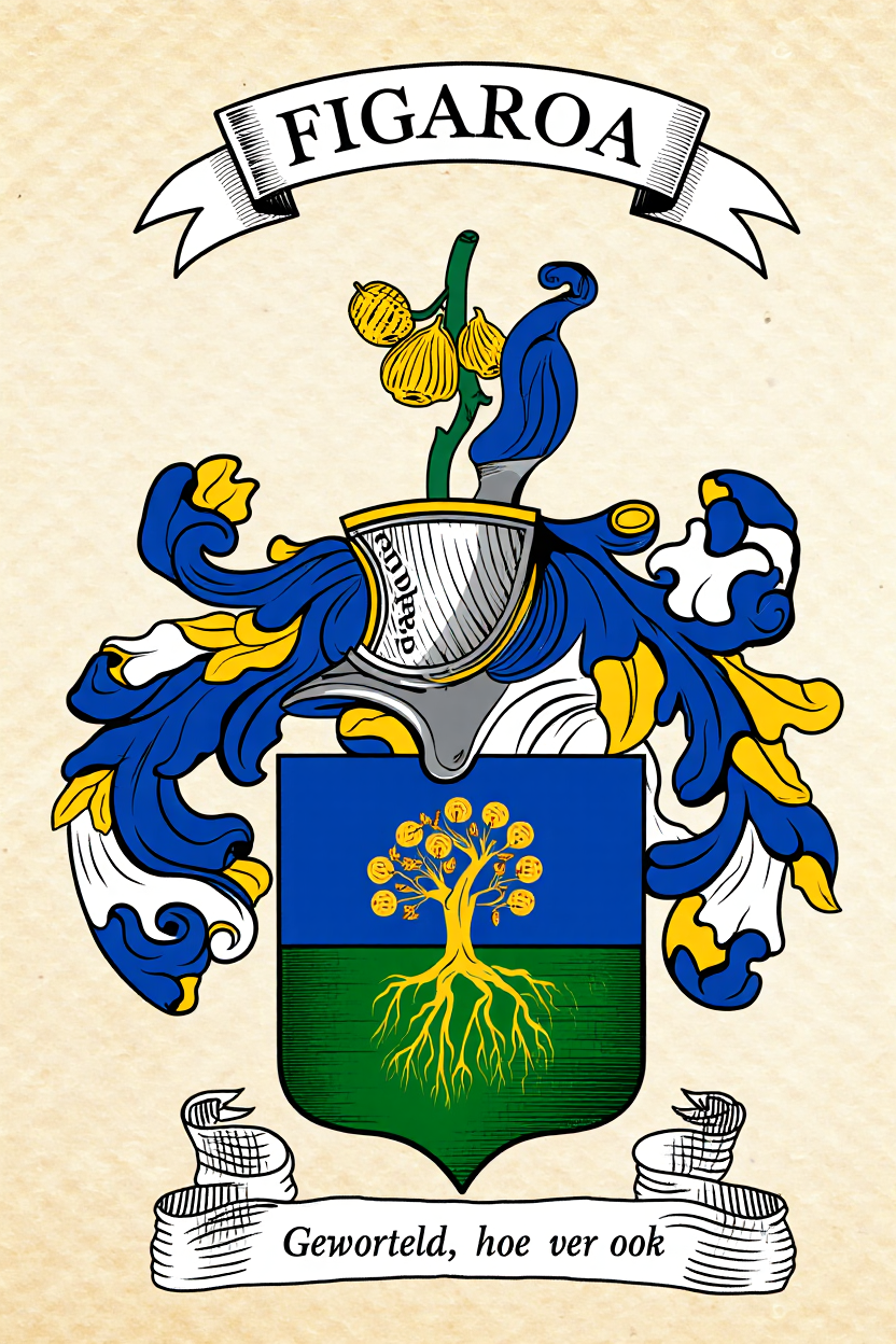 Familiewapen van de achternaam FIGAROA