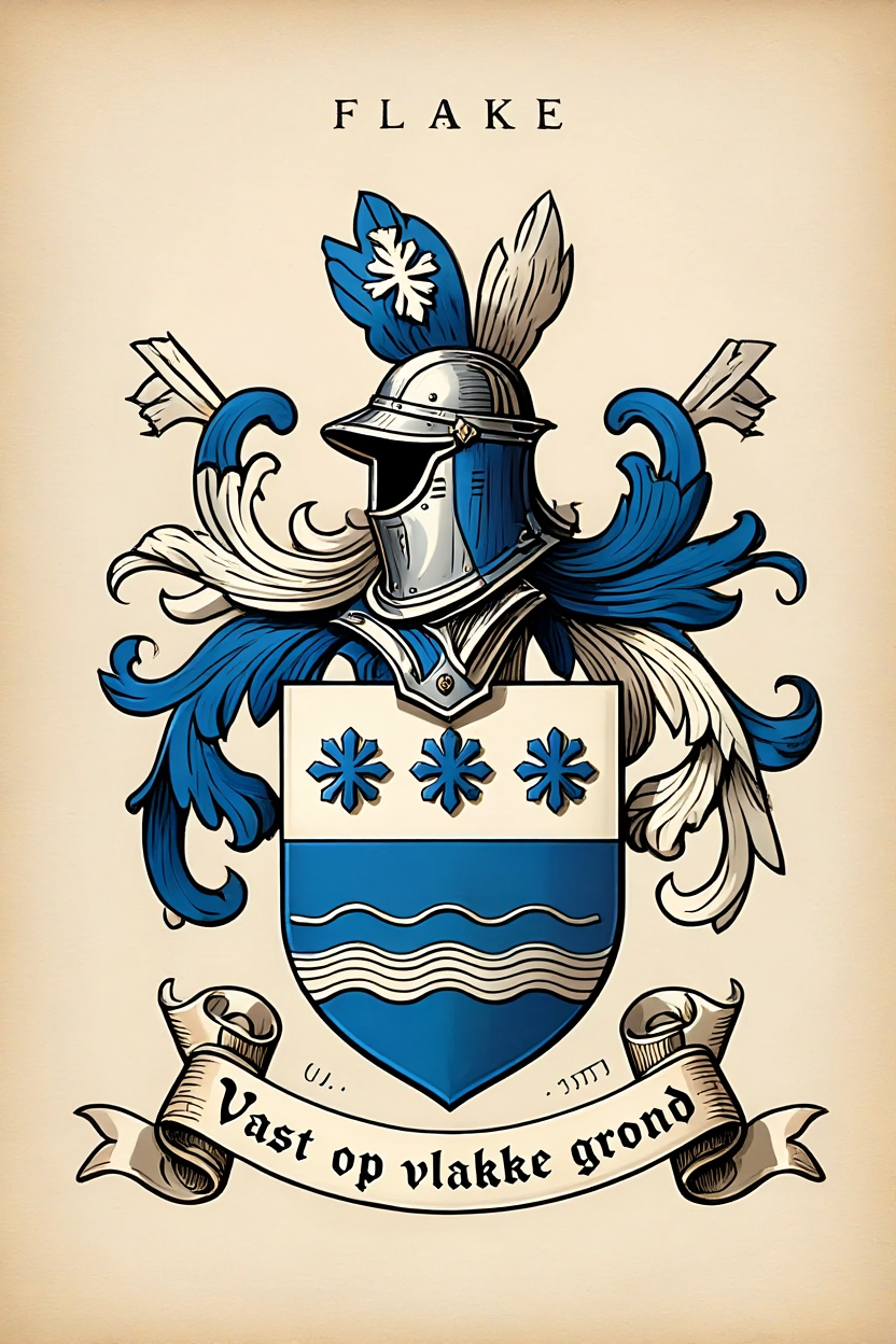 Familiewapen van de achternaam FLAKE
