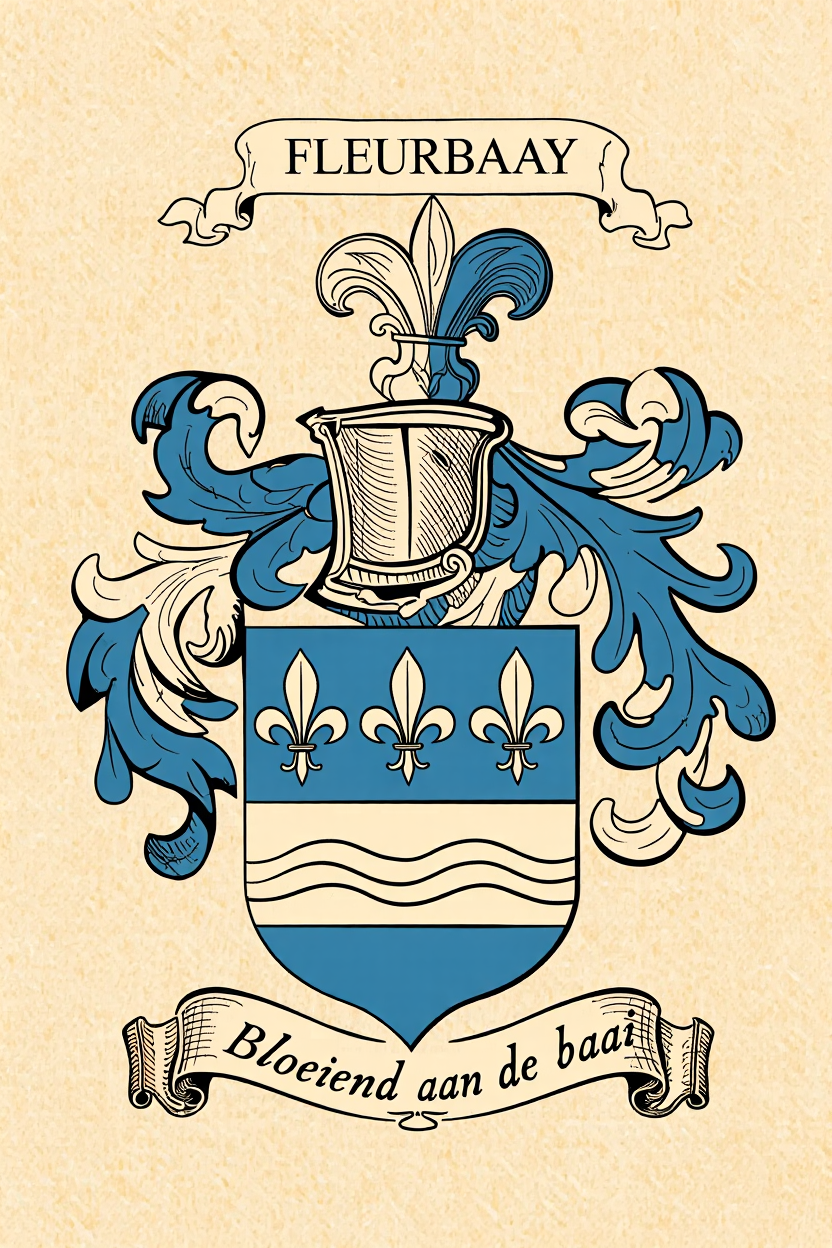 Familiewapen van de achternaam FLEURBAAY (vergrendeld)