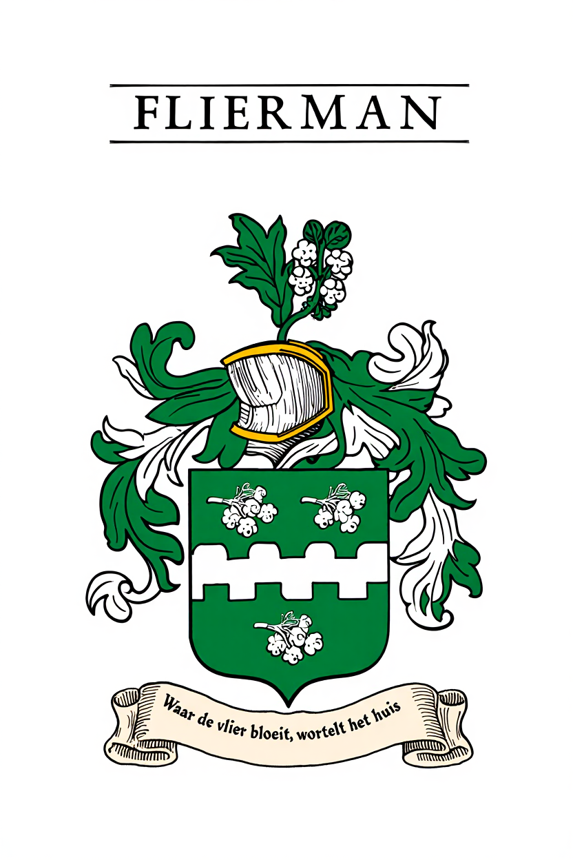 Familiewapen van de achternaam FLIERMAN