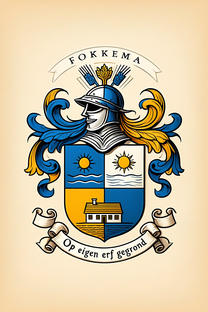 Familiewapen van de achternaam FOKKEMA