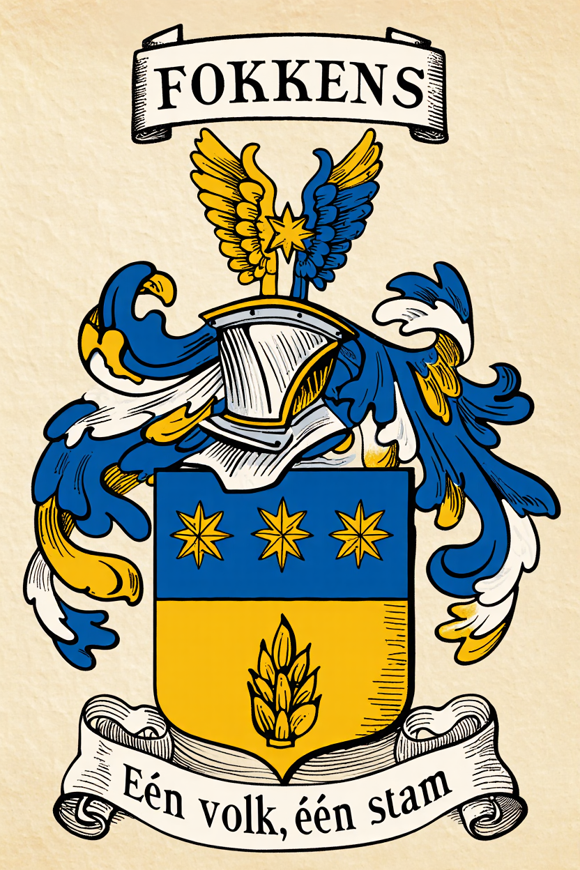 Familiewapen van de achternaam FOKKENS