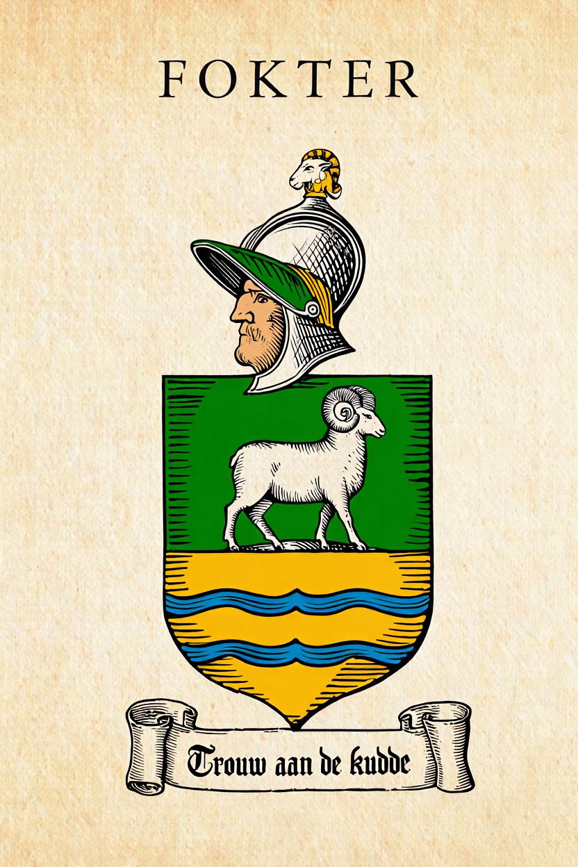 Familiewapen van de achternaam FOKTER