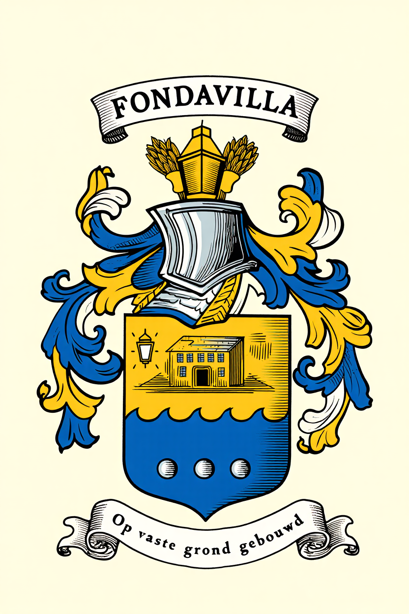 Familiewapen van de achternaam FONDAVILLA (vergrendeld)