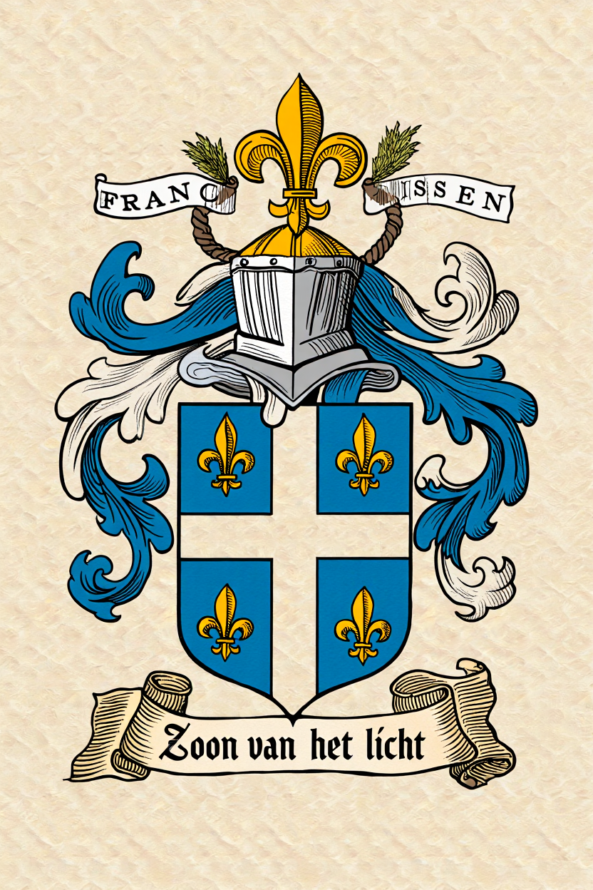 Familiewapen van de achternaam FRANCISSEN (vergrendeld)