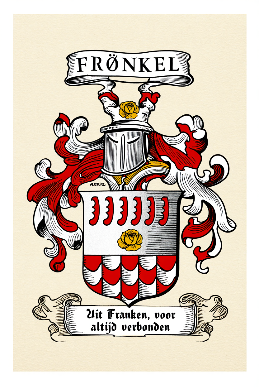 Familiewapen van de achternaam FRÄNKEL