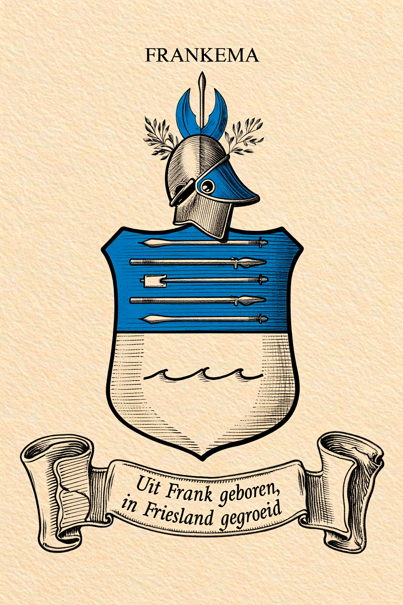Familiewapen van de achternaam FRANKEMA