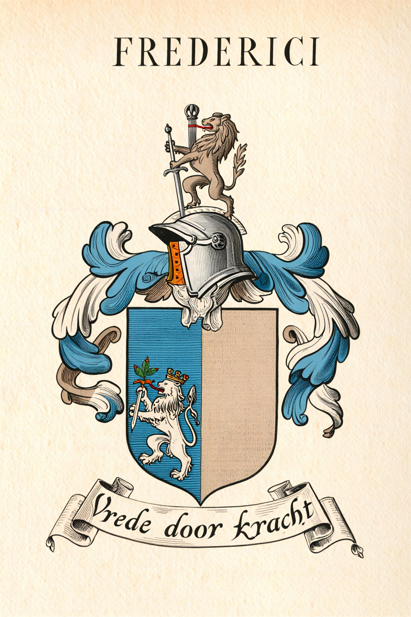 Familiewapen van de achternaam FREDERICI