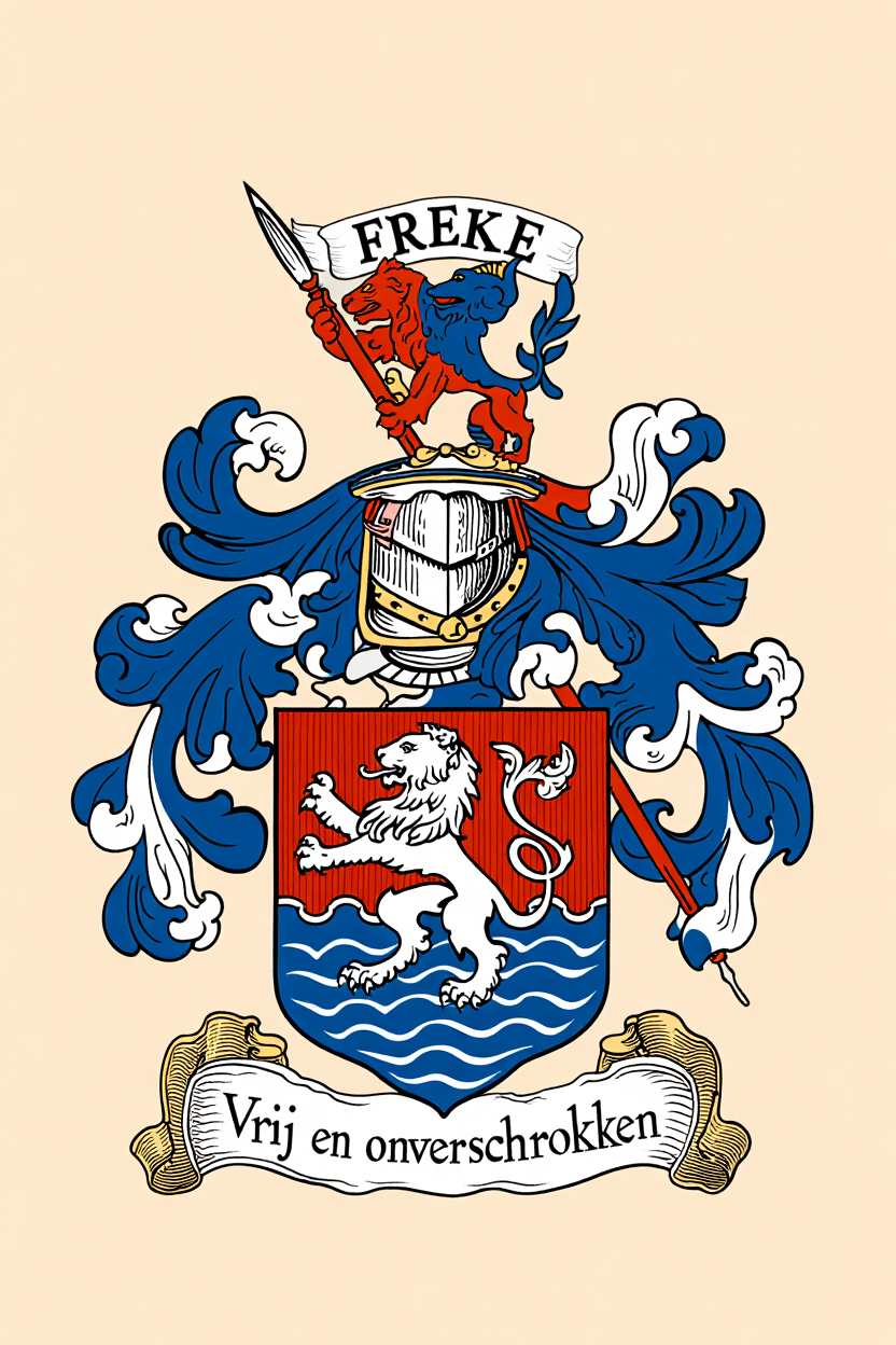 Familiewapen van de achternaam FREKE