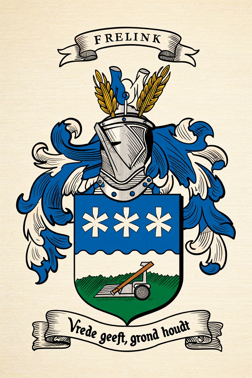 Familiewapen van de achternaam FRELINK
