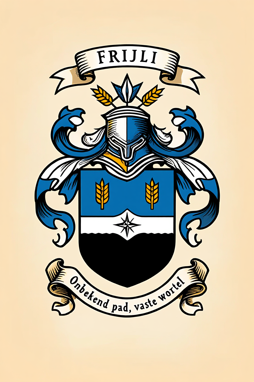 Familiewapen van de achternaam FRIJLI (vergrendeld)