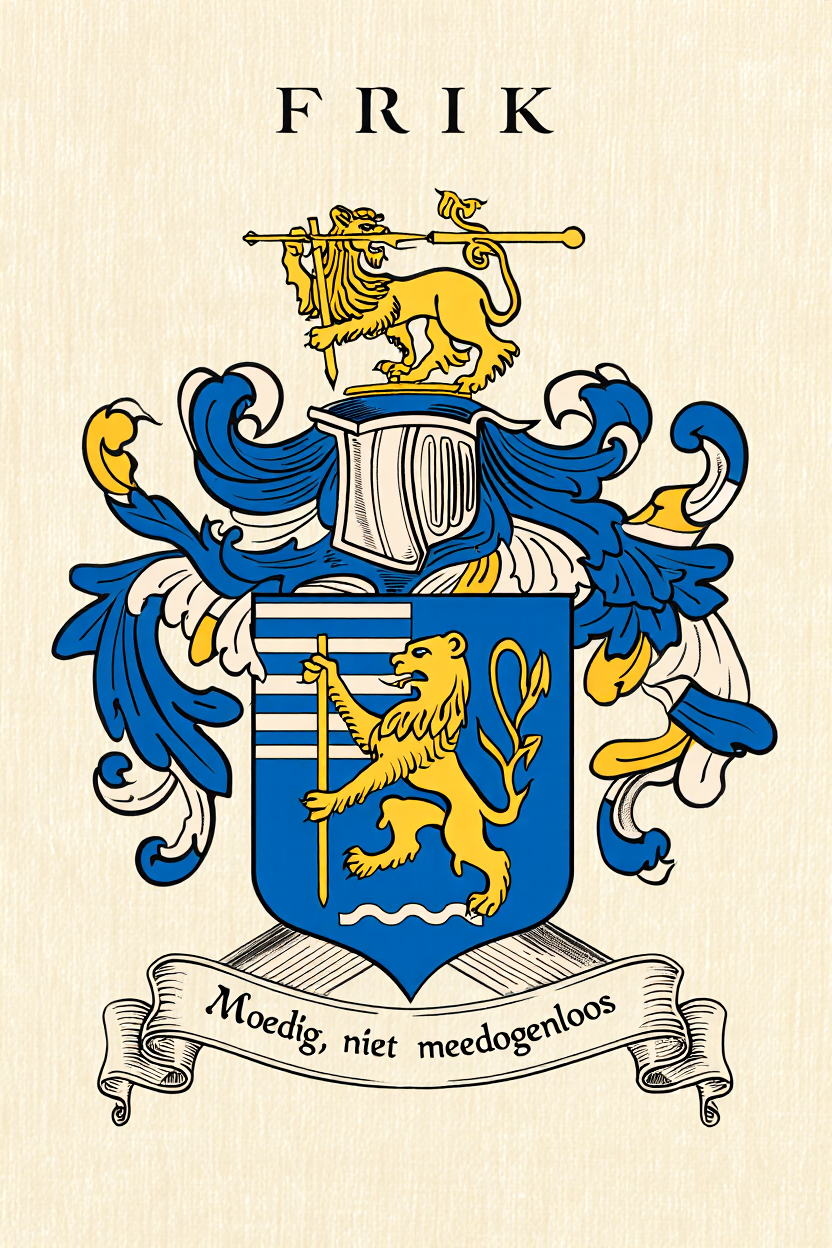 Familiewapen van de achternaam FRIK