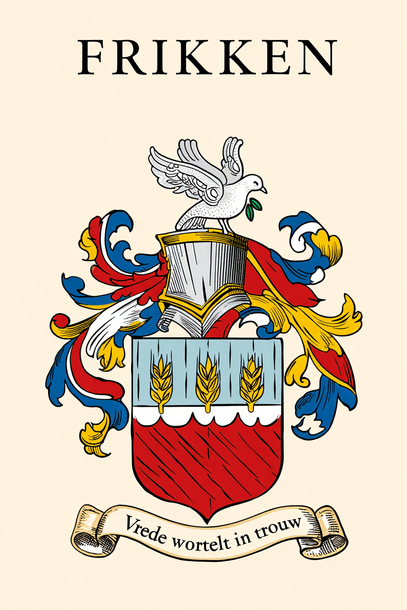 Familiewapen van de achternaam FRIKKEN