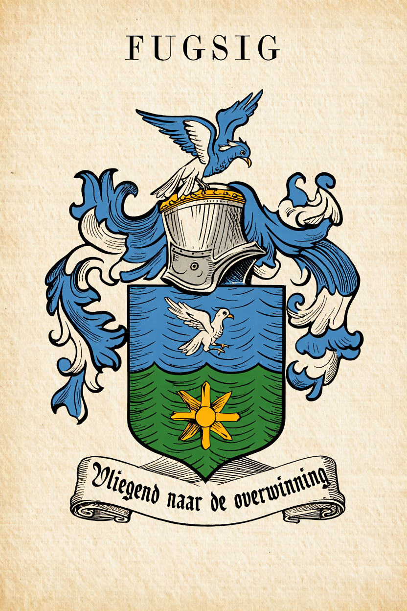 Familiewapen van de achternaam FUGSIG (vergrendeld)