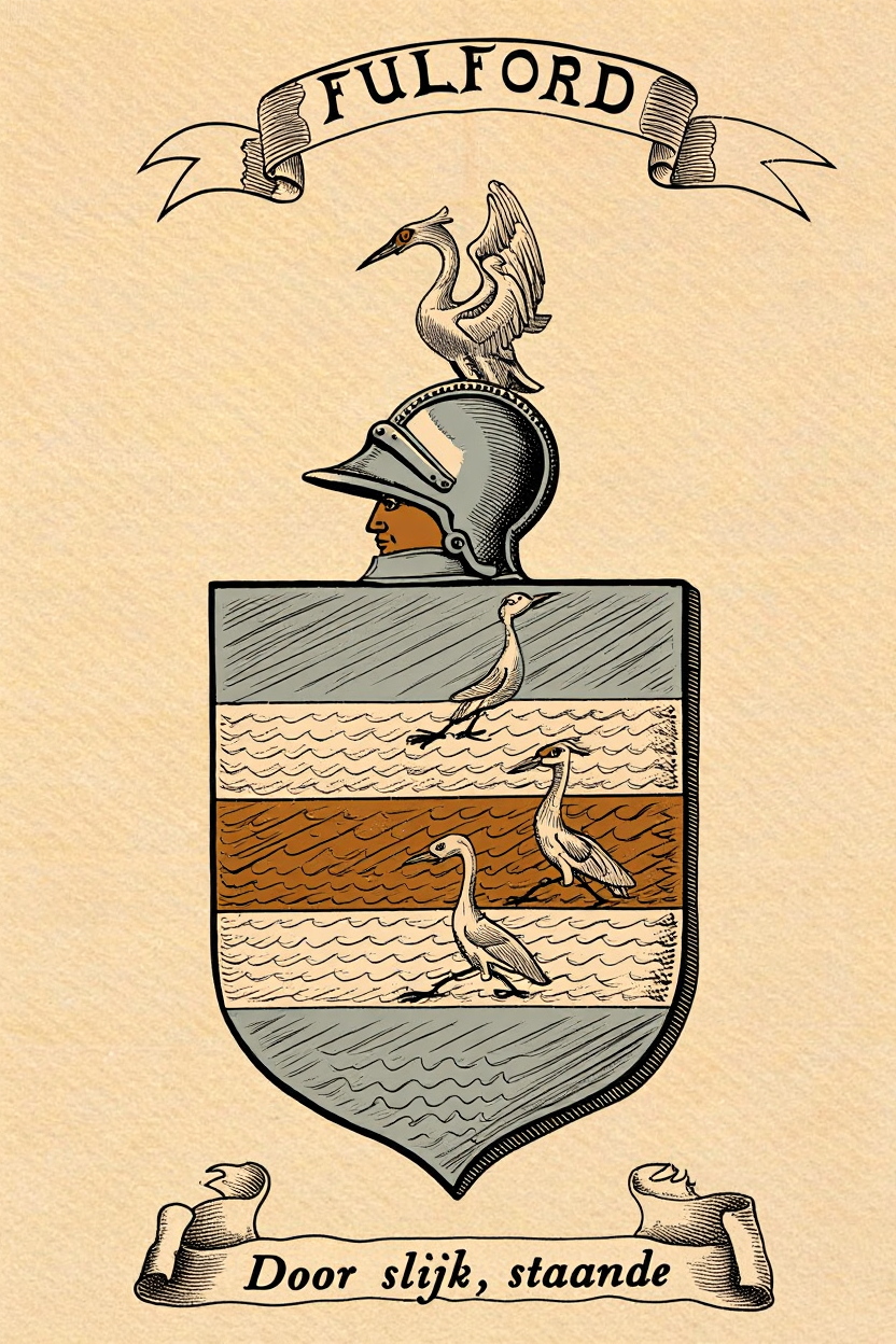 Familiewapen van de achternaam FULFORD (vergrendeld)