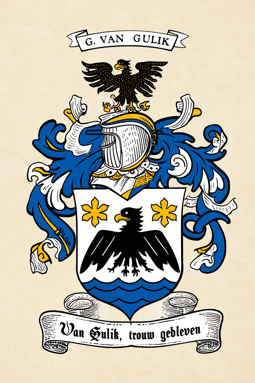 Familiewapen van de achternaam G. VAN GULIK