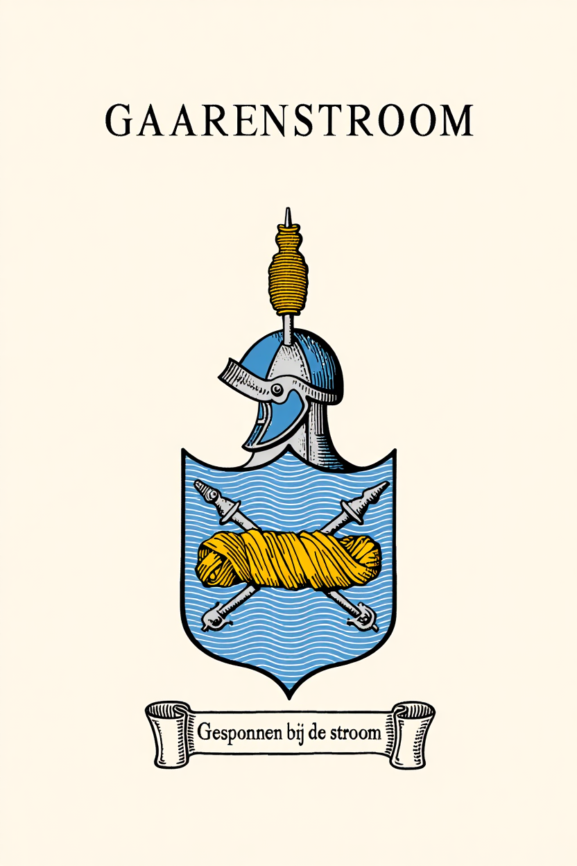 Familiewapen van de achternaam GAARENSTROOM (vergrendeld)
