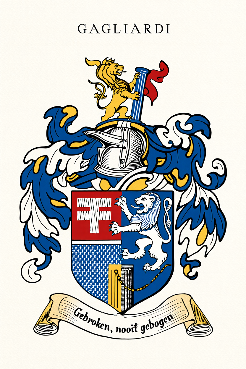 Familiewapen van de achternaam GAGLIARDI