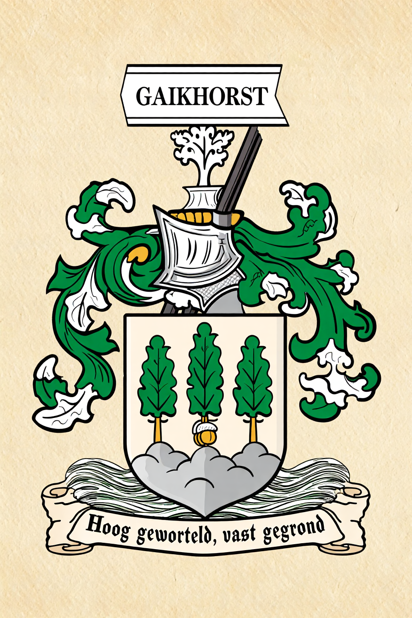 Familiewapen van de achternaam GAIKHORST