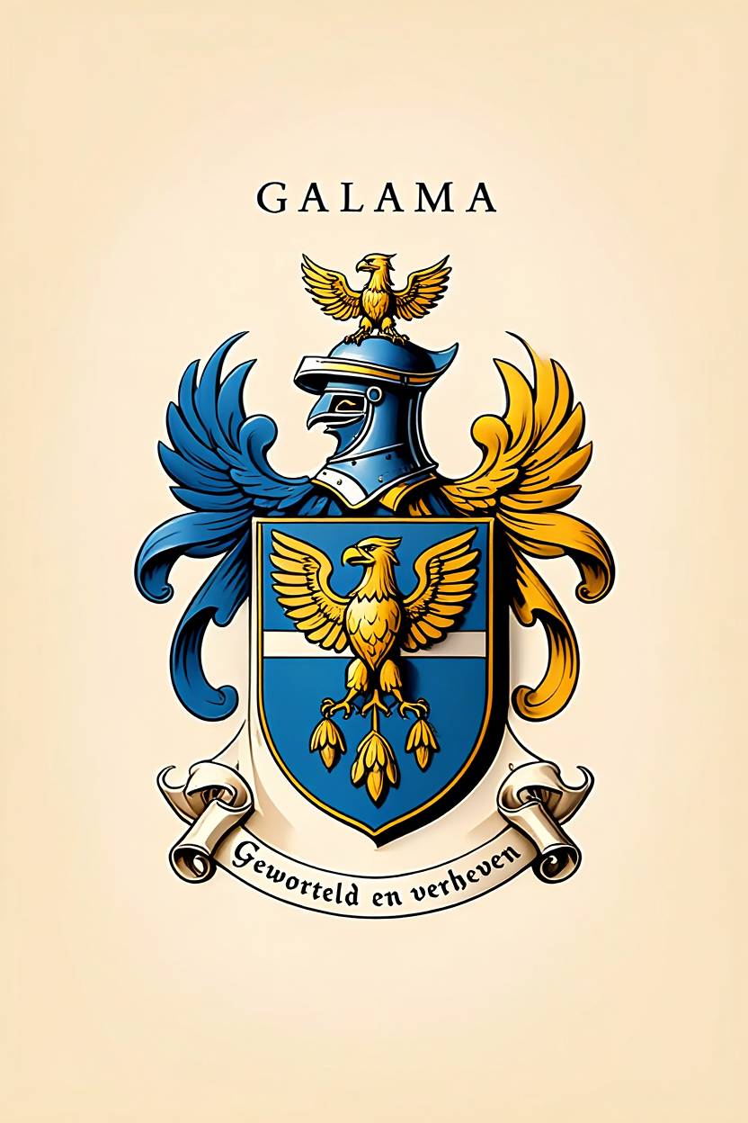 Familiewapen van de achternaam GALAMA