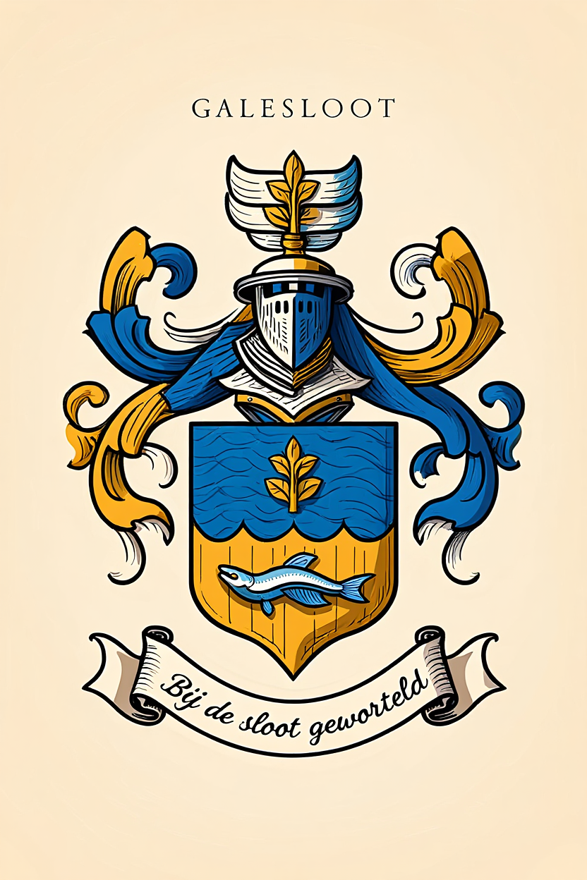 Familiewapen van de achternaam GALESLOOT