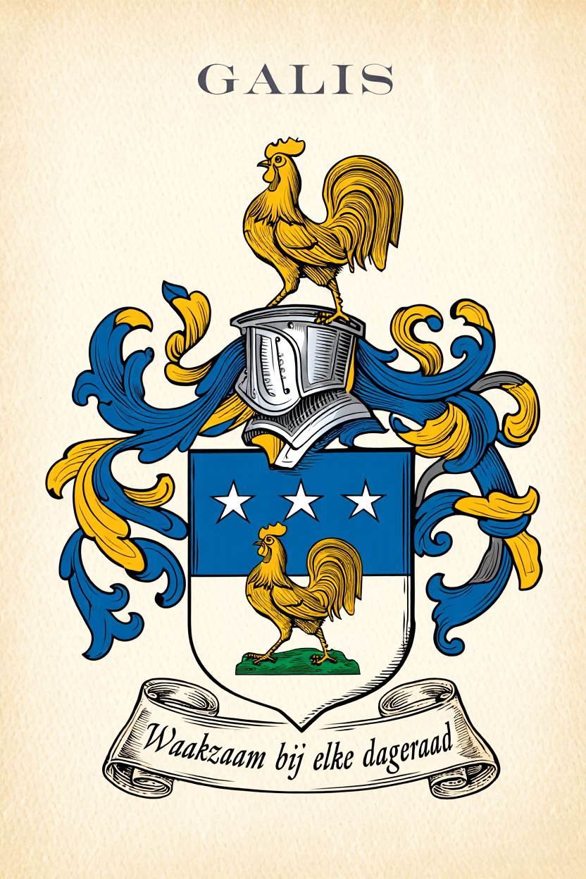 Familiewapen van de achternaam GALIS