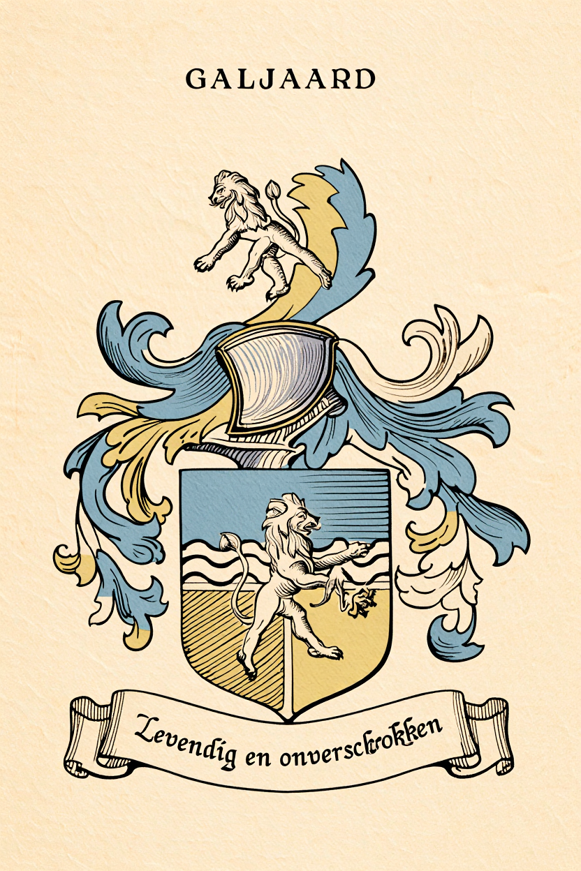 Familiewapen van de achternaam GALJAARD