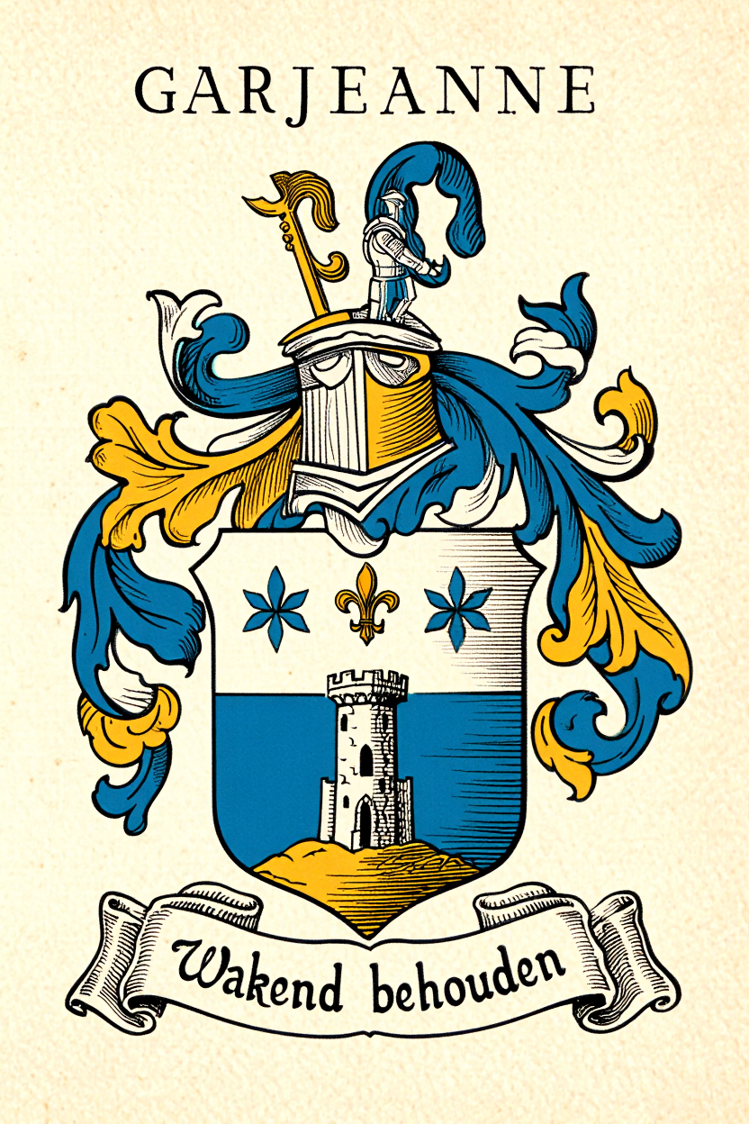 Familiewapen van de achternaam GARJEANNE