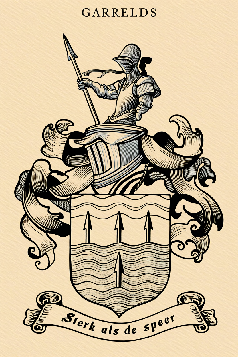 Familiewapen van de achternaam GARRELDS