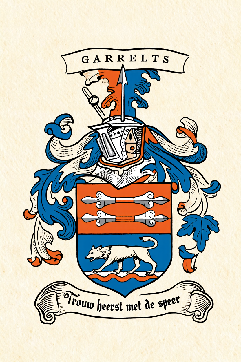 Familiewapen van de achternaam GARRELTS