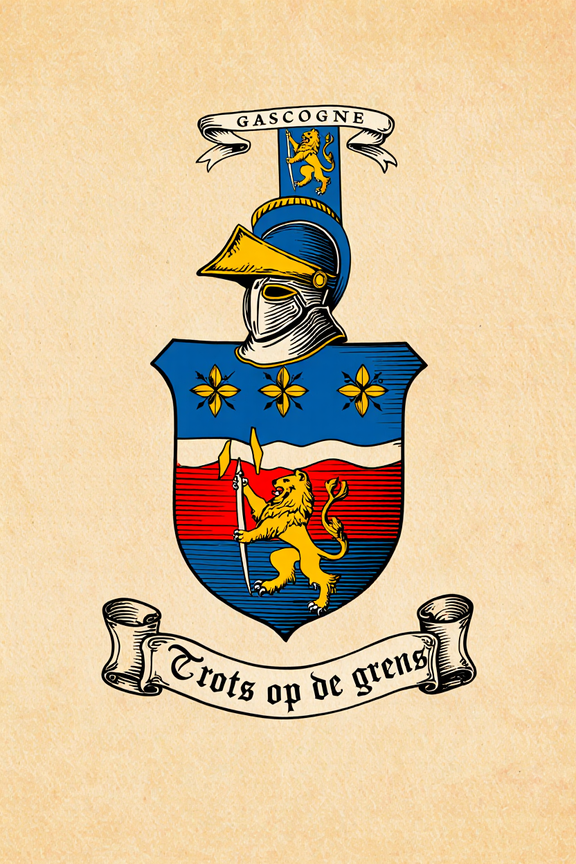 Familiewapen van de achternaam GASCOGNE (vergrendeld)
