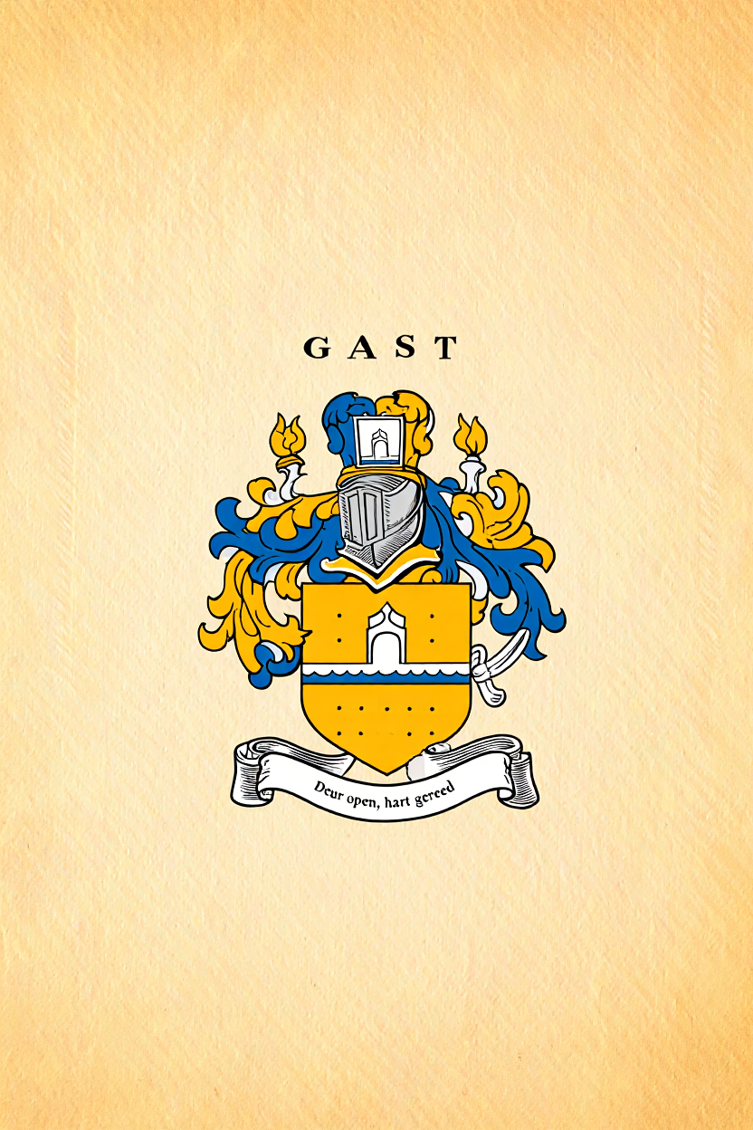Familiewapen van de achternaam GAST