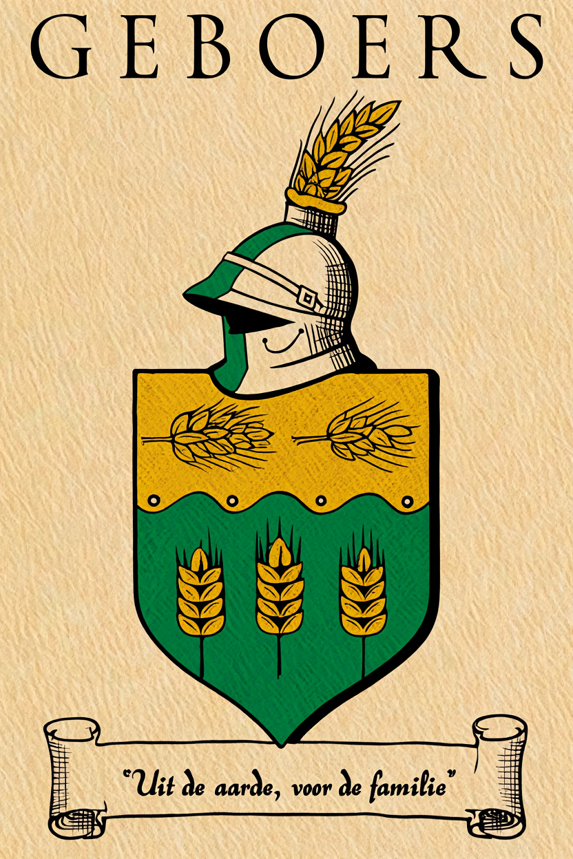 Familiewapen van de achternaam GEBOERS (vergrendeld)