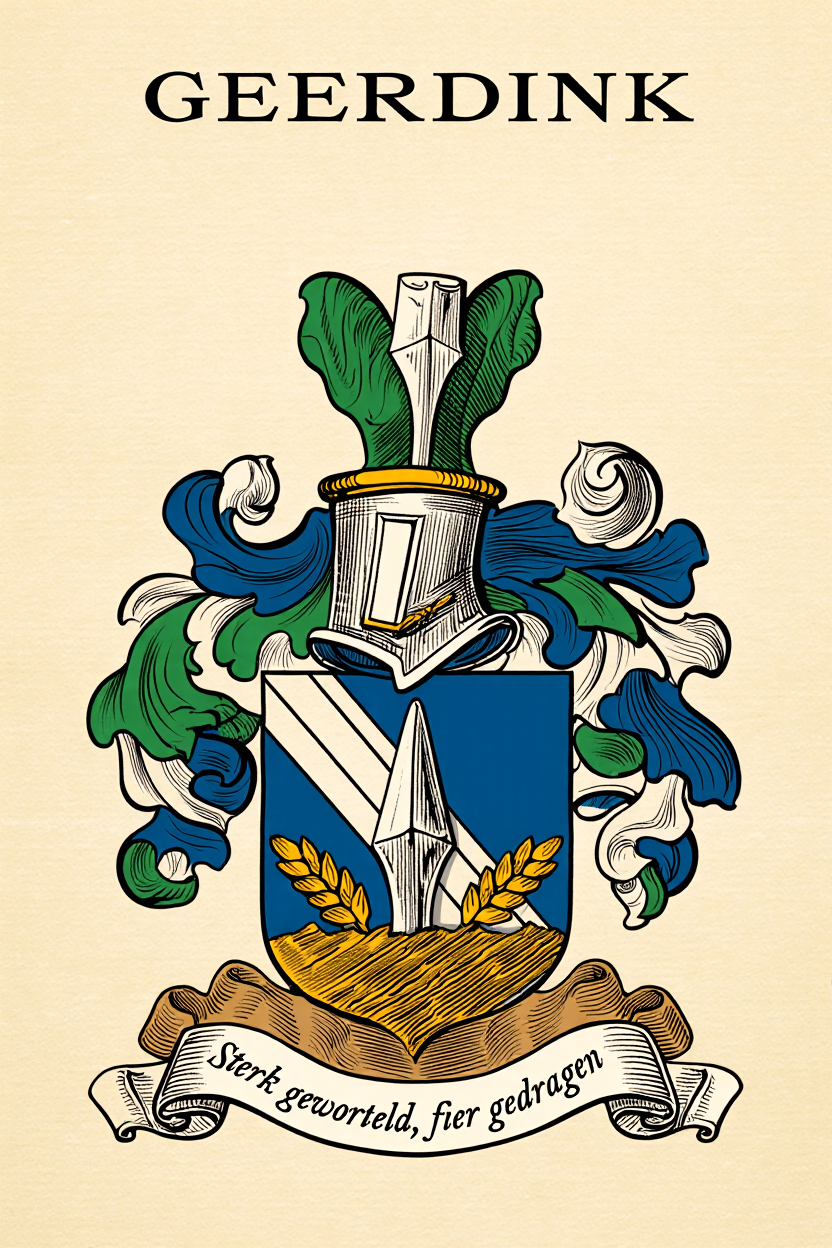 Familiewapen van de achternaam GEERDINK