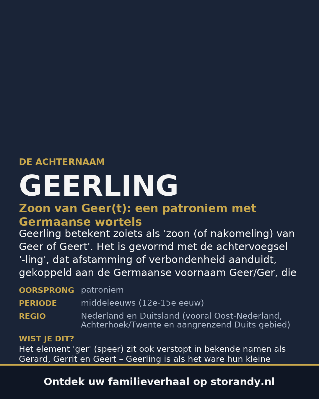 Familiewapen van de achternaam GEERLING