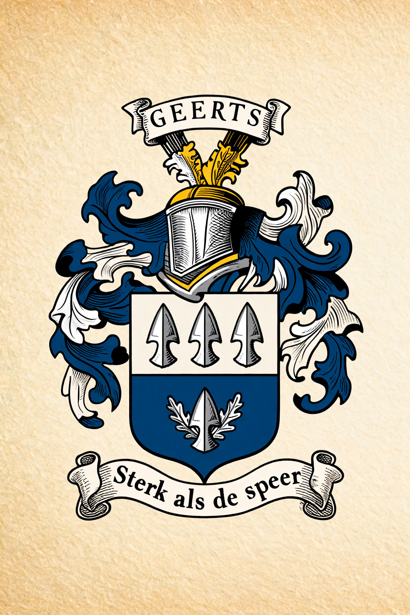 Familiewapen van de achternaam GEERTS