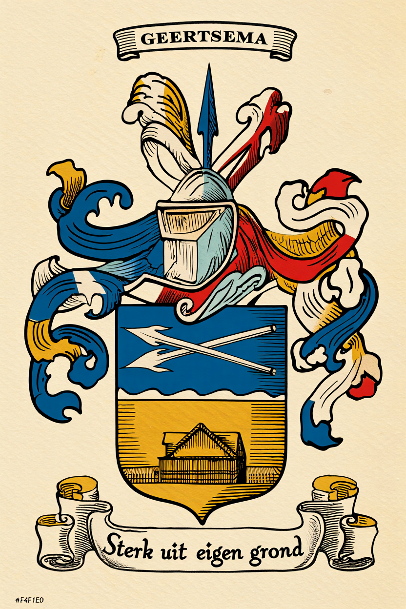 Familiewapen van de achternaam GEERTSEMA