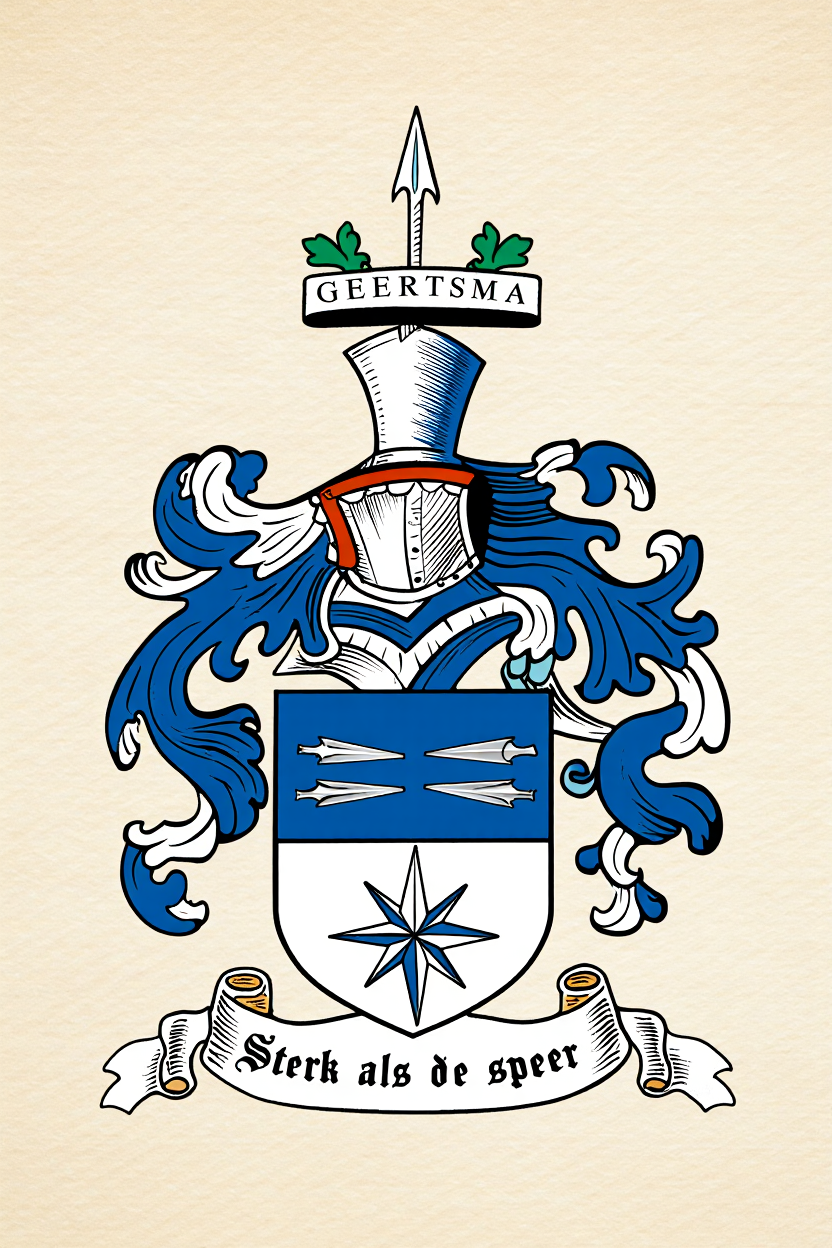 Familiewapen van de achternaam GEERTSMA