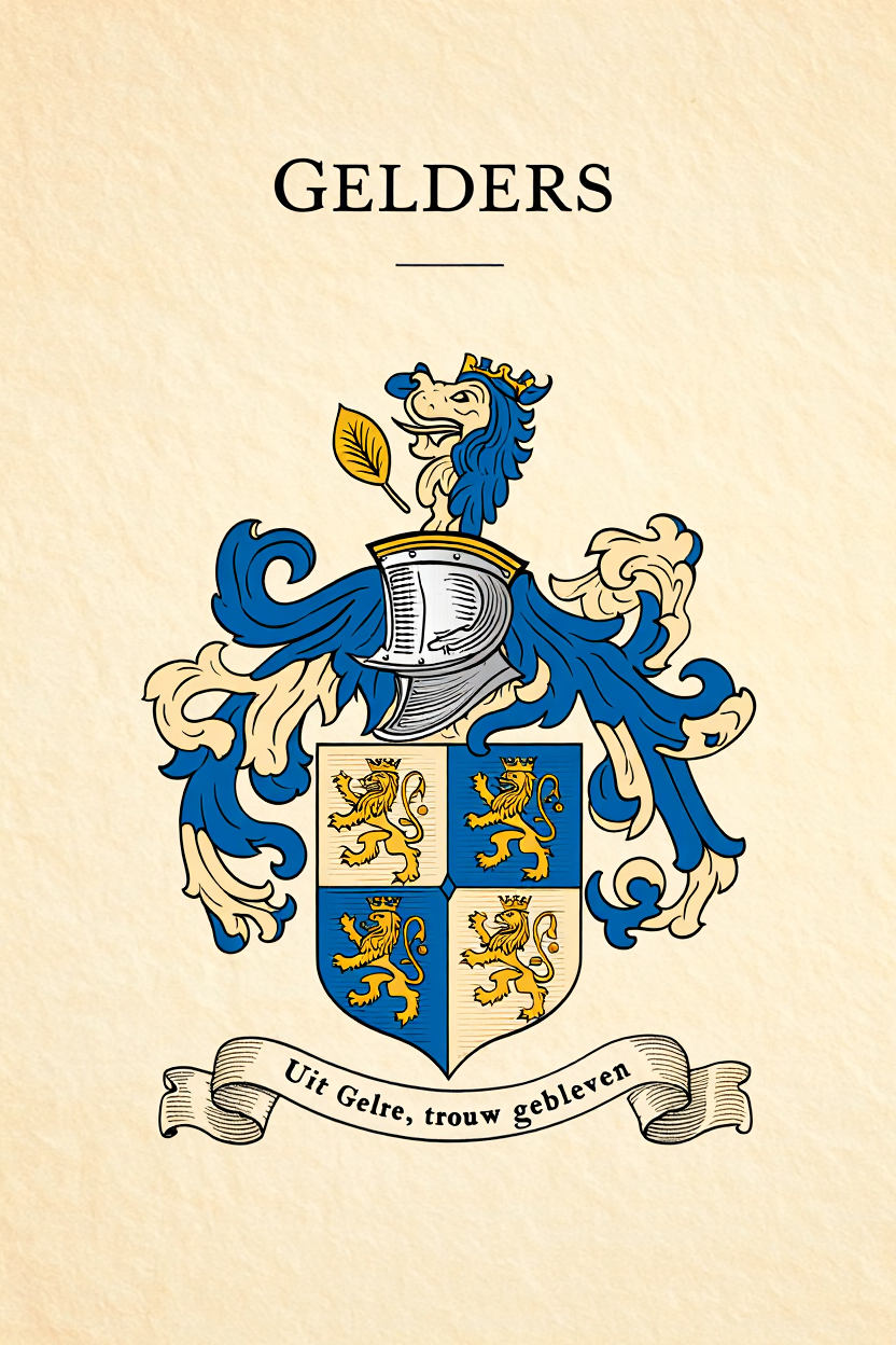Familiewapen van de achternaam GELDERS