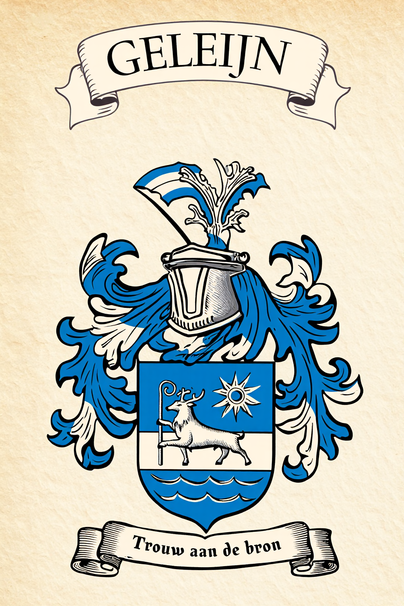 Familiewapen van de achternaam GELEIJN