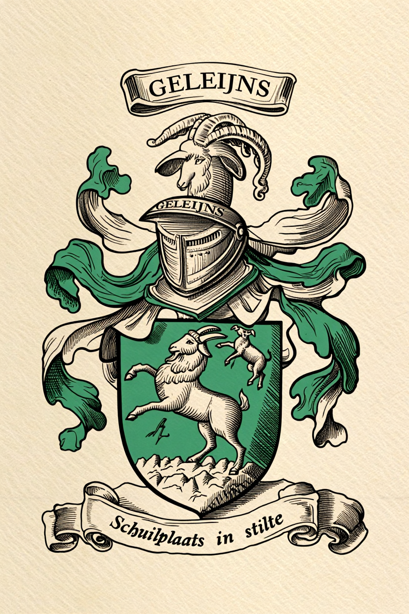 Familiewapen van de achternaam GELEIJNS (vergrendeld)